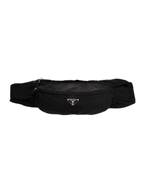 prada black tessuto belt bag|prada belt bag 2022.